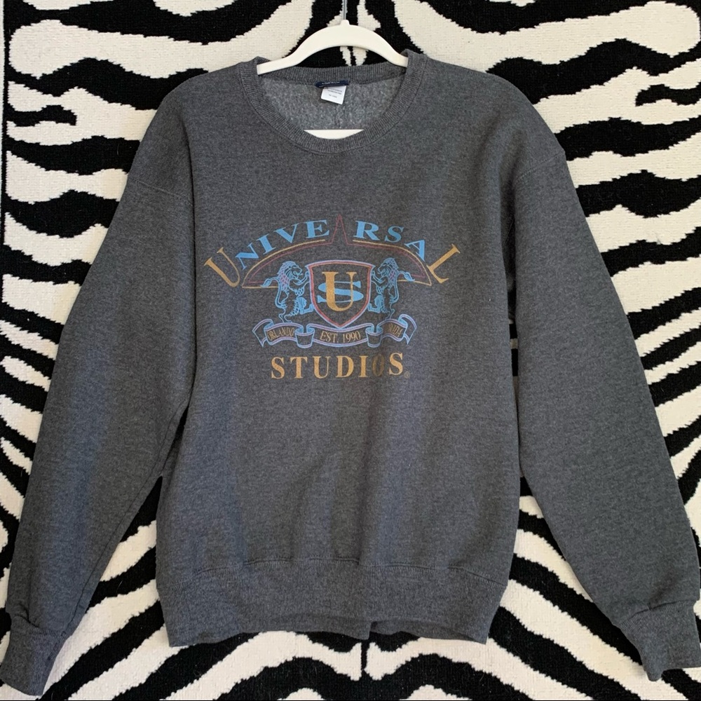 Vintage 90s Jansport Universal Studios Orlando Florida Crewneck Sweatshirt